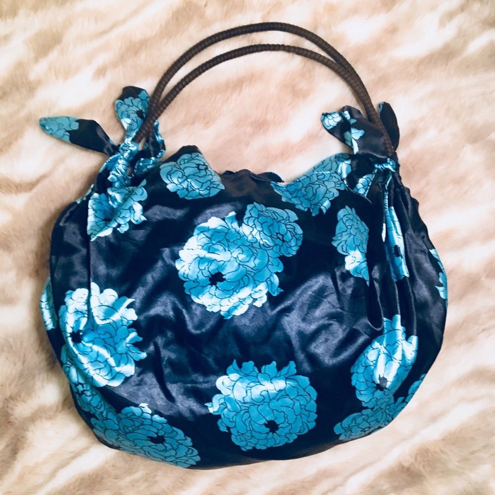 Navy & Light Blue Beach Bag